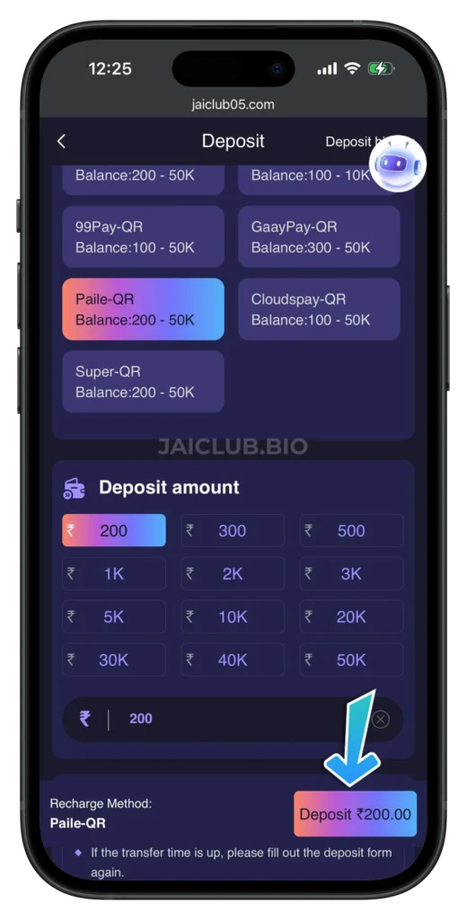 JAICLUB-DEPOSIT-PAGE